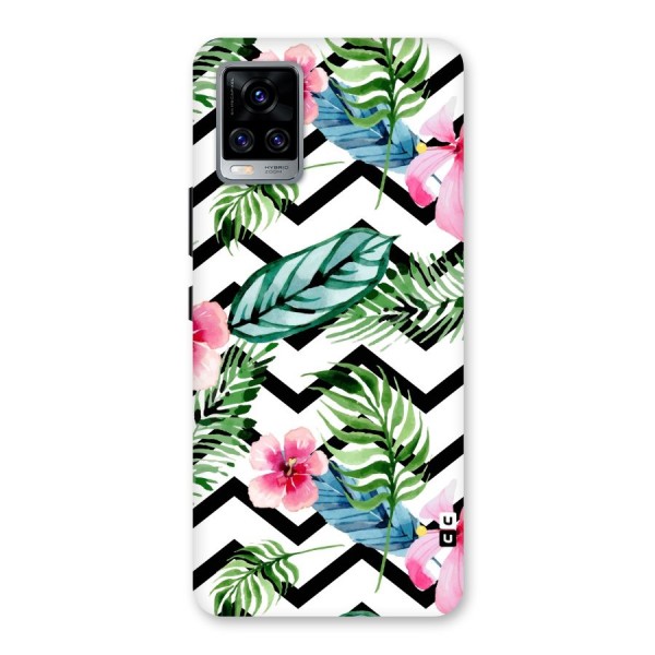 Modern Flowers Back Case for Vivo V20 Pro