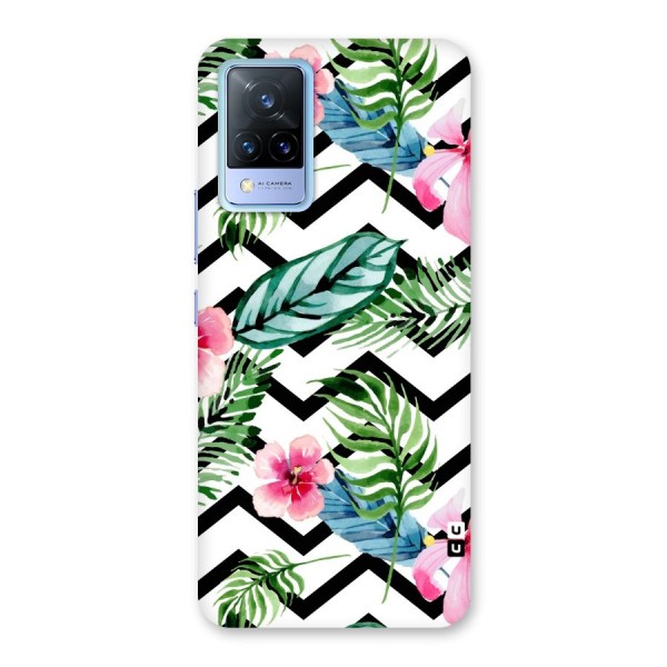 Modern Flowers Back Case for Vivo V21 5G