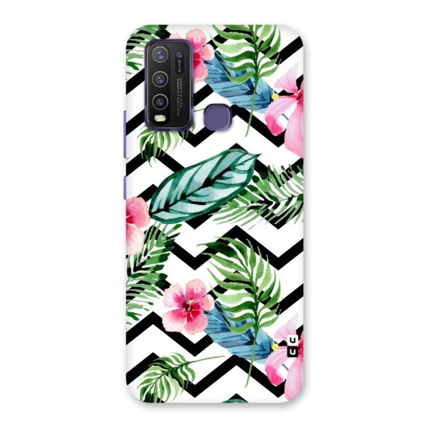 Modern Flowers Back Case for Vivo Y30