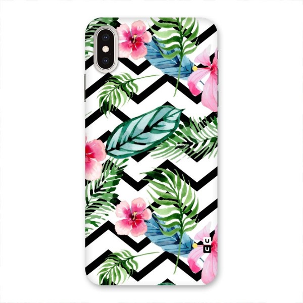 Modern Flowers Back Case for iPhone XS Max