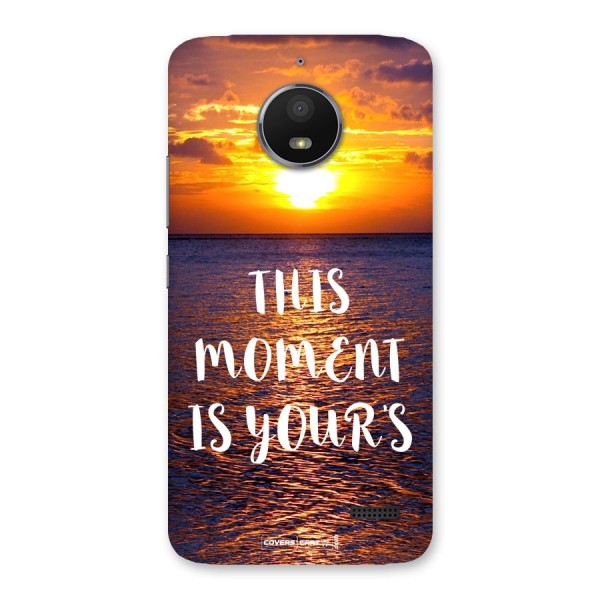 Moments Back Case for Moto E4