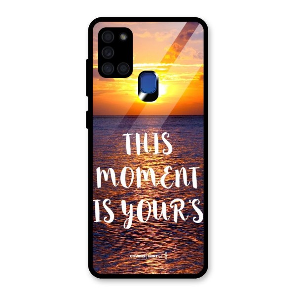 Moments Glass Back Case for Galaxy A21s