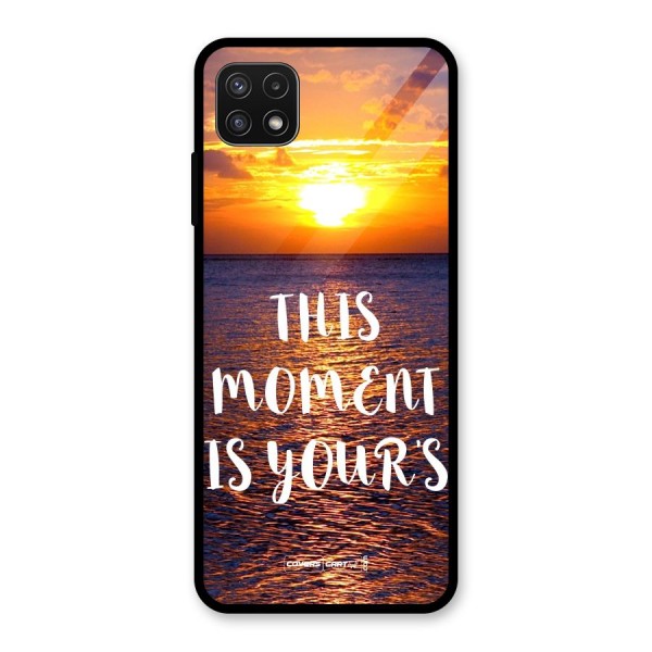 Moments Glass Back Case for Galaxy A22 5G