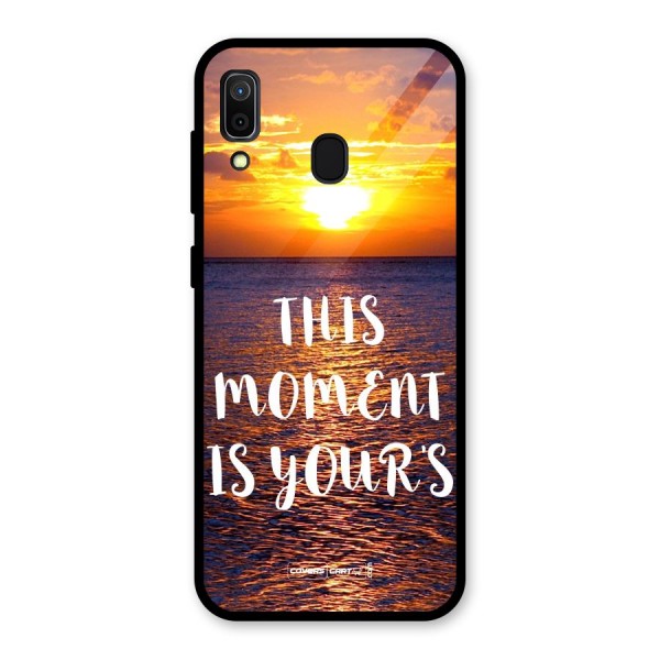 Moments Glass Back Case for Galaxy A30