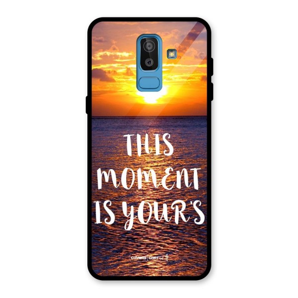 Moments Glass Back Case for Galaxy J8