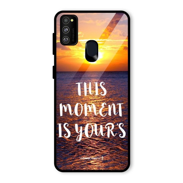 Moments Glass Back Case for Galaxy M21