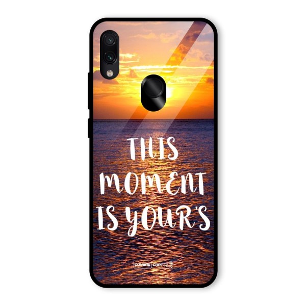 Moments Glass Back Case for Redmi Note 7