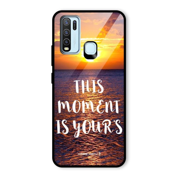 Moments Glass Back Case for Vivo Y30