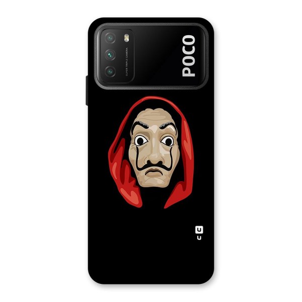 Money Heist Mask Back Case for Poco M3