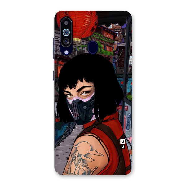 Money Heist Tokyo Mask Back Case for Galaxy A60