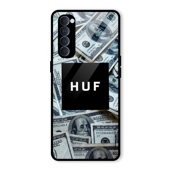 Money Life Glass Back Case for Oppo Reno4 Pro