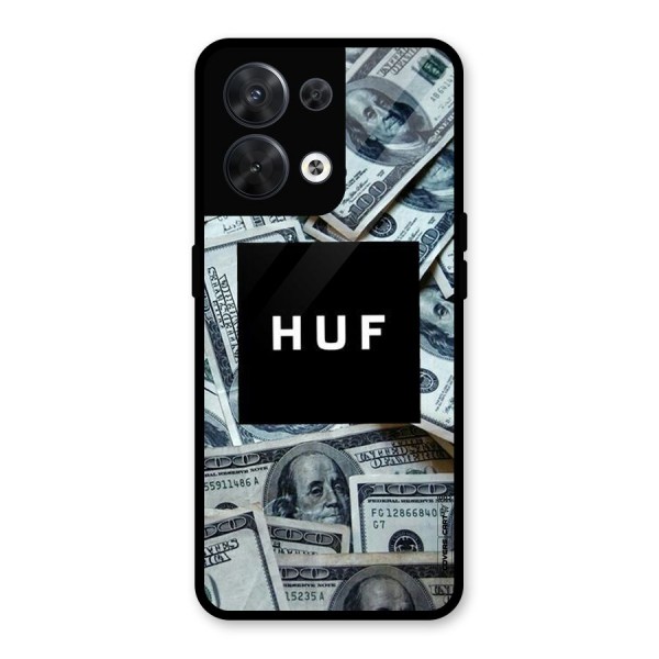 Money Life Glass Back Case for Oppo Reno8 5G