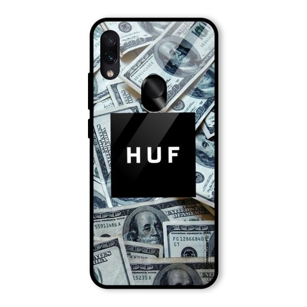 Money Life Glass Back Case for Redmi Note 7