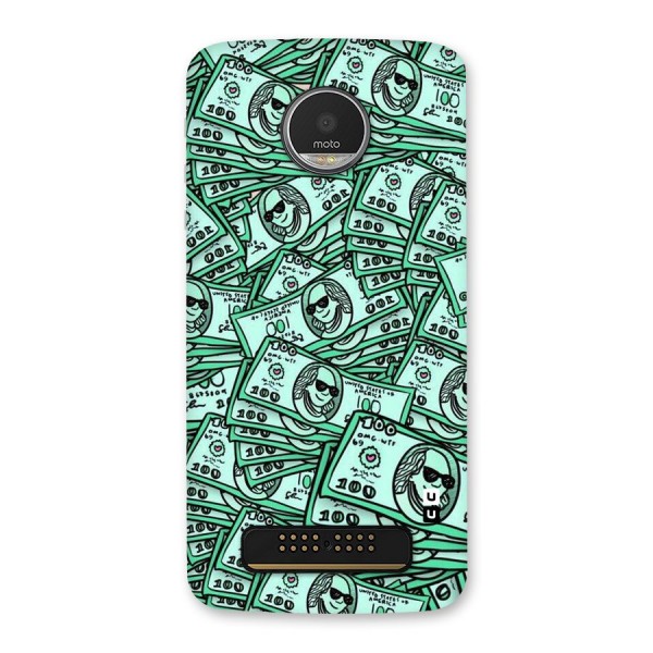 Money Swag Back Case for Moto Z Play