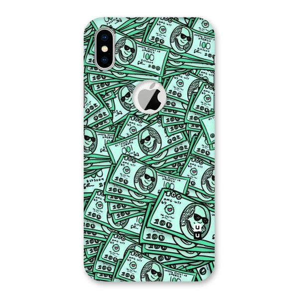 Money Swag Back Case for iPhone XS Logo Cut