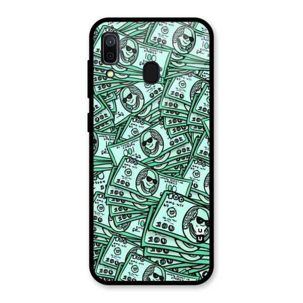 Money Swag Glass Back Case for Galaxy A30