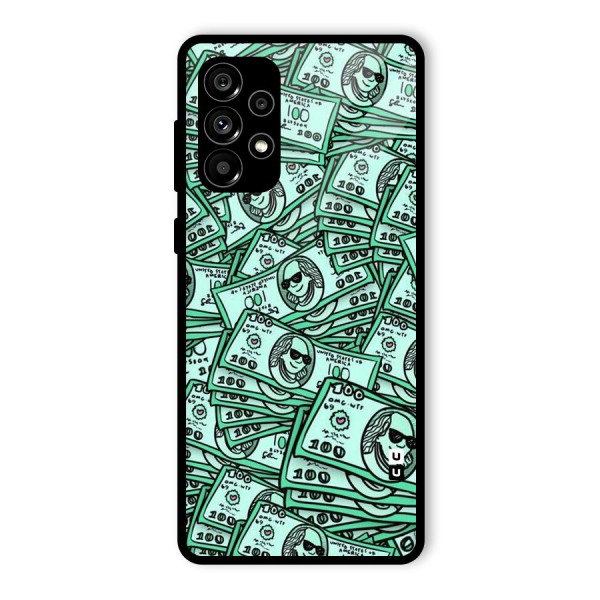 Money Swag Glass Back Case for Galaxy A73 5G