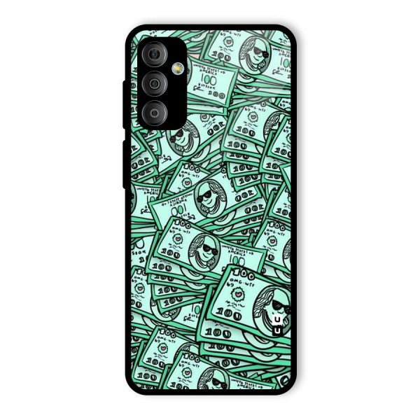 Money Swag Glass Back Case for Galaxy F23