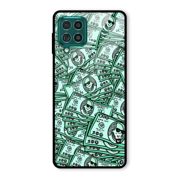 Money Swag Glass Back Case for Galaxy F62