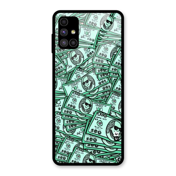 Money Swag Glass Back Case for Galaxy M51