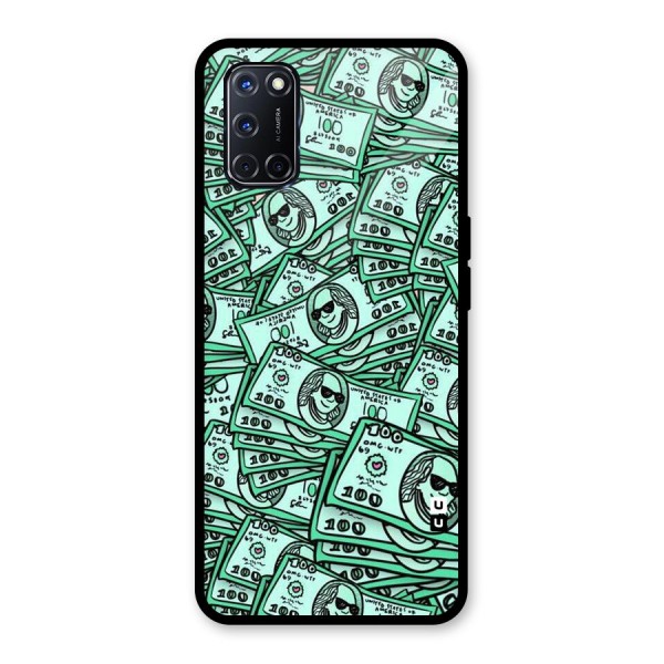 Money Swag Glass Back Case for Oppo A52