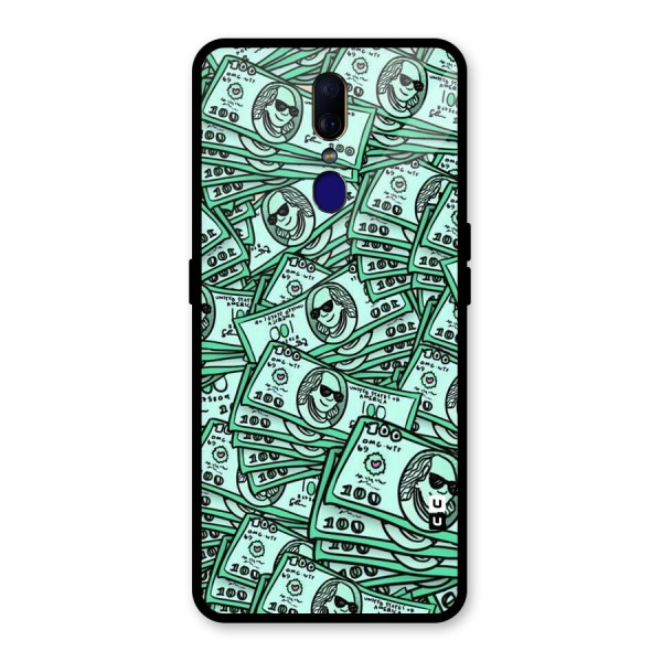 Money Swag Glass Back Case for Oppo F11