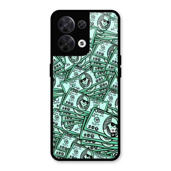 Money Swag Glass Back Case for Oppo Reno8 5G