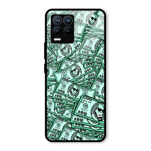 Money Swag Glass Back Case for Realme 8 Pro