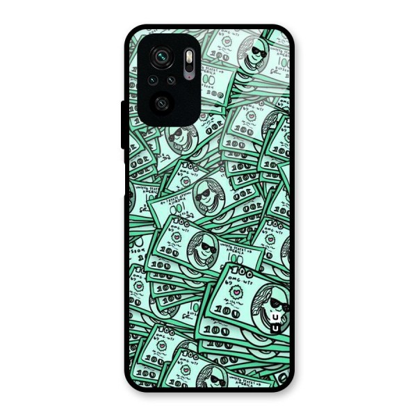 Money Swag Glass Back Case for Redmi Note 10