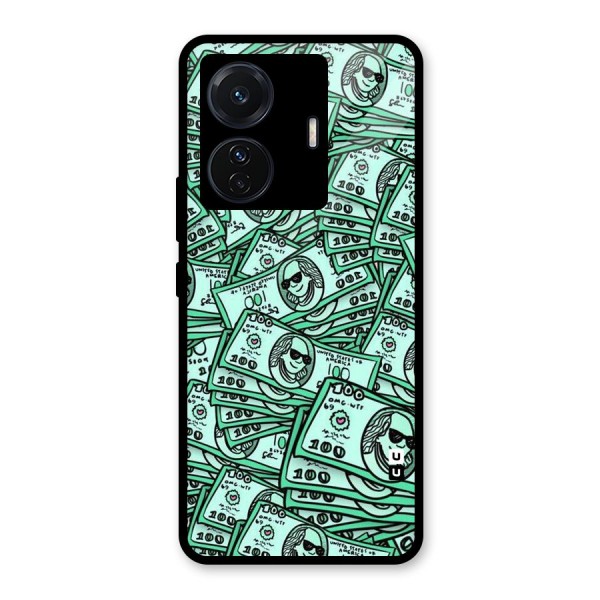 Money Swag Glass Back Case for Vivo T1 Pro