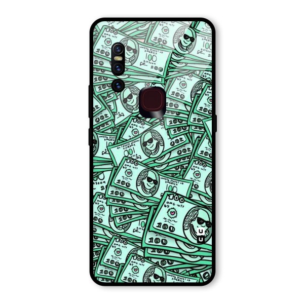 Money Swag Glass Back Case for Vivo V15