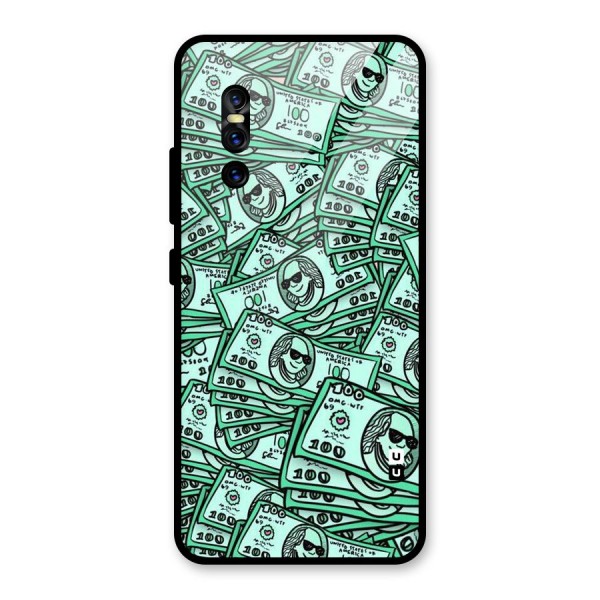 Money Swag Glass Back Case for Vivo V15 Pro