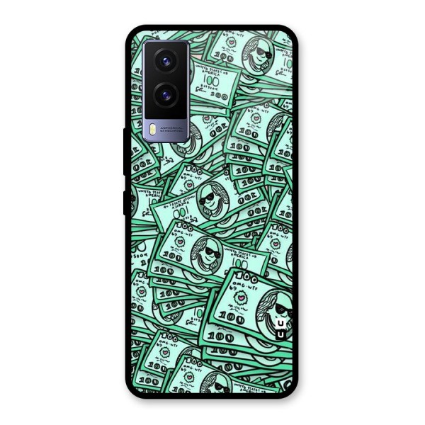 Money Swag Glass Back Case for Vivo V21e 5G