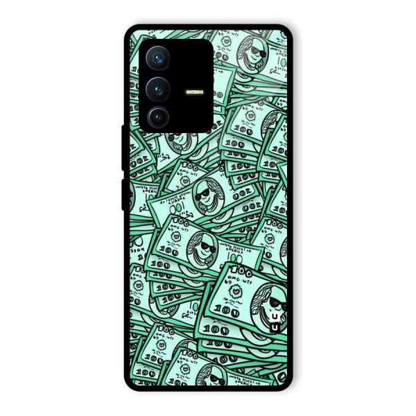 Money Swag Glass Back Case for Vivo V23 Pro