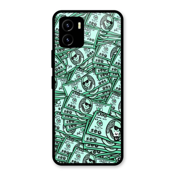 Money Swag Glass Back Case for Vivo Y15s