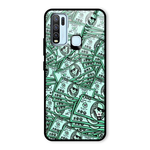 Money Swag Glass Back Case for Vivo Y30