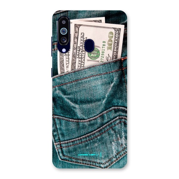 Money in Jeans Back Case for Galaxy A60