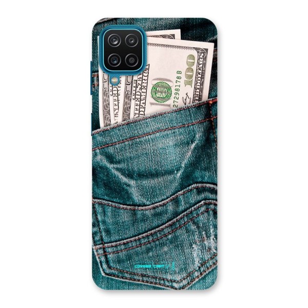 Money in Jeans Back Case for Galaxy F12