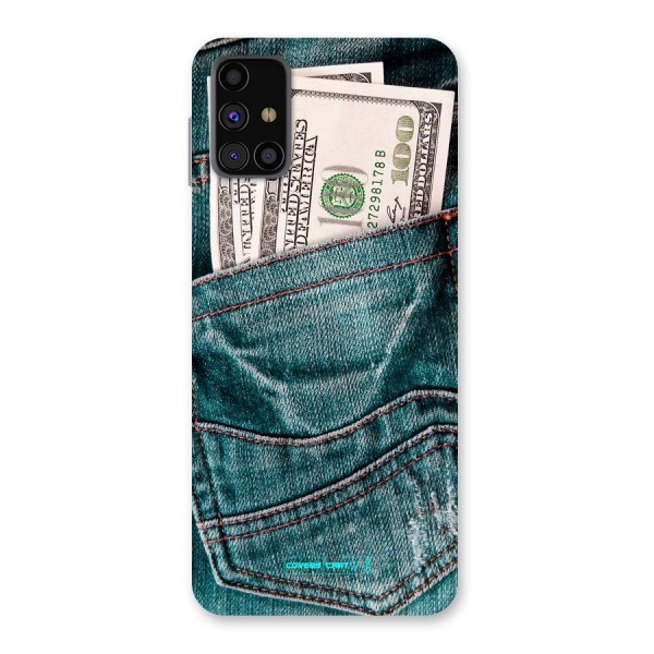 Money in Jeans Back Case for Galaxy M31s