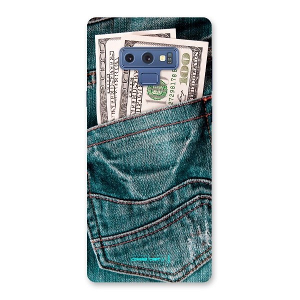 Money in Jeans Back Case for Galaxy Note 9