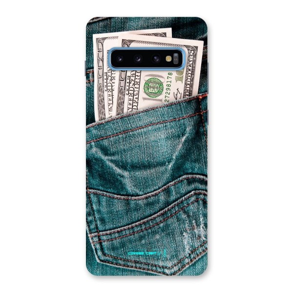 Money in Jeans Back Case for Galaxy S10 Plus