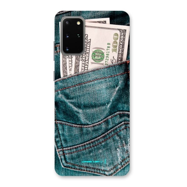 Money in Jeans Back Case for Galaxy S20 Plus