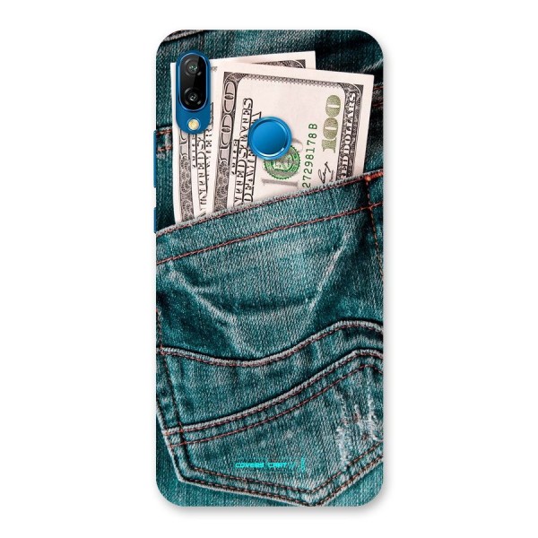 Money in Jeans Back Case for Huawei P20 Lite