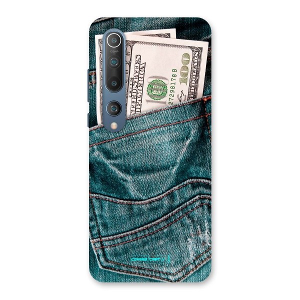 Money in Jeans Back Case for Mi 10