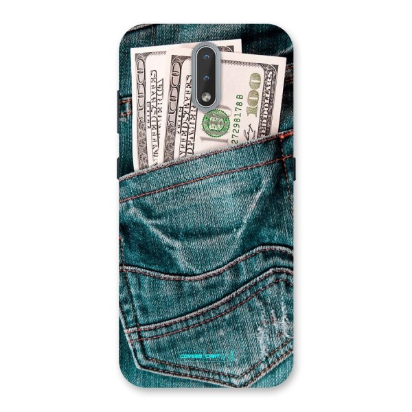 Money in Jeans Back Case for Nokia 2.3