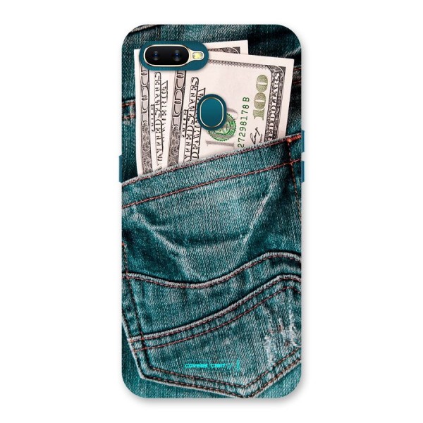 Money in Jeans Back Case for Oppo A7