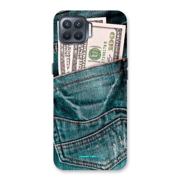 Money in Jeans Back Case for Oppo F17 Pro