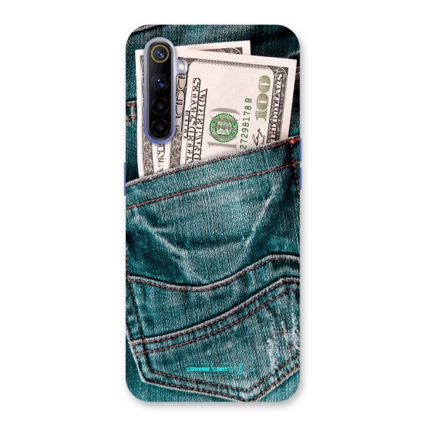 Money in Jeans Back Case for Realme 6i