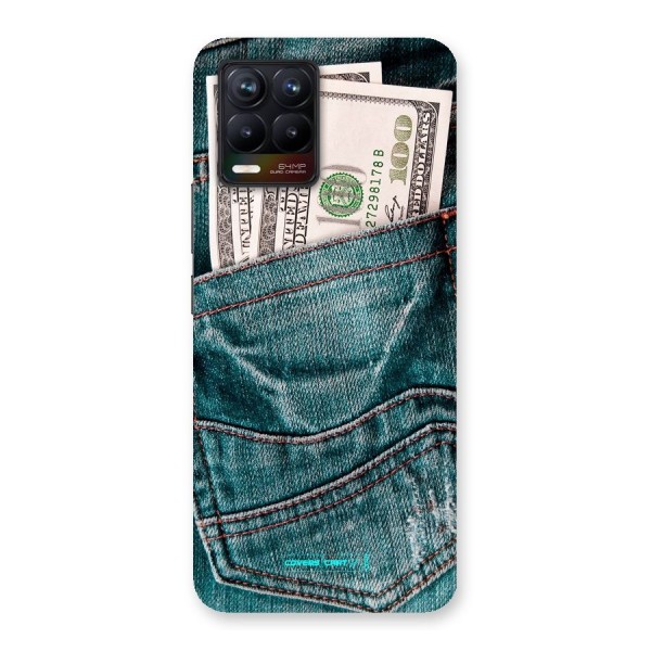 Money in Jeans Back Case for Realme 8