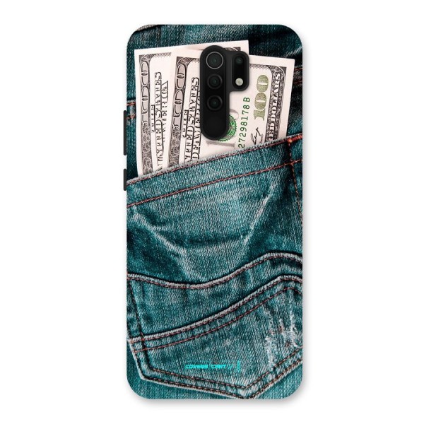 Money in Jeans Back Case for Redmi 9 Prime